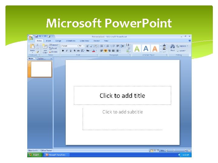 Microsoft Power. Point 