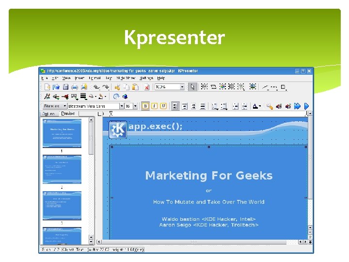 Kpresenter 