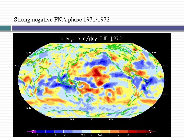 Strong negative PNA phase 1971/1972 