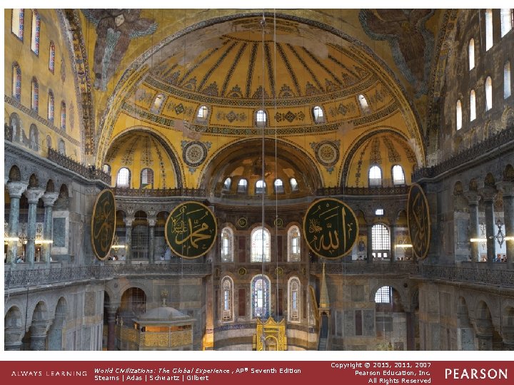 Figure 10. 3 A view of the interior of the Hagia Sophia, or St. Figure 10. 3 A view of the interior of the Hagia Sophia, or St.