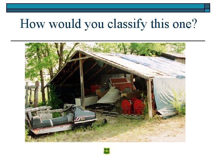How would you classify this one? 