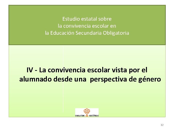  Estudio estatal sobre la convivencia escolar en la Educación Secundaria Obligatoria IV -