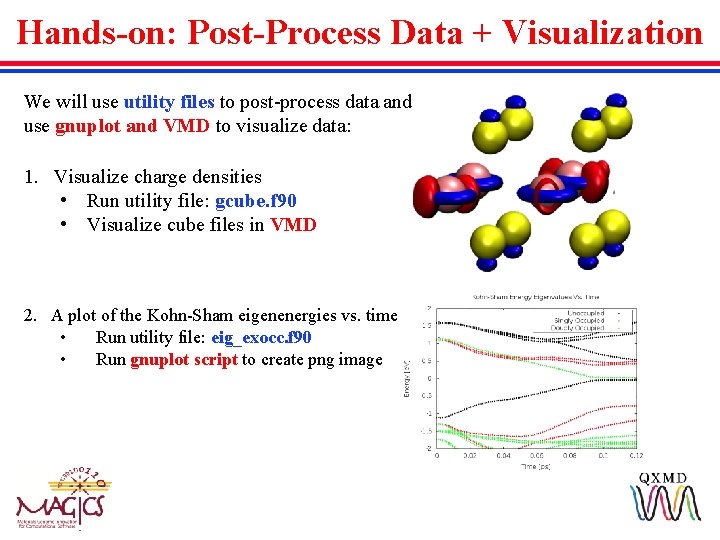 Hands-on: Post-Process Data + Visualization We will use utility files to post-process data and