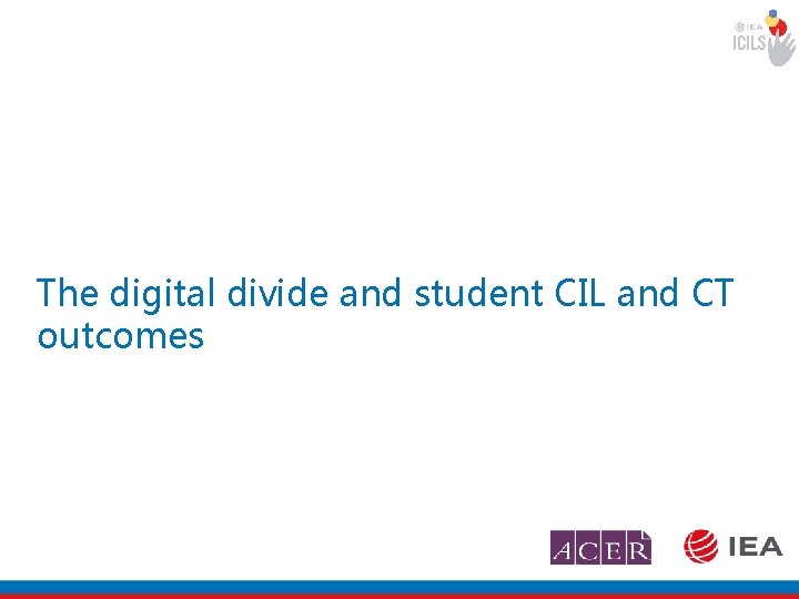 The digital divide and student CIL and CT outcomes 