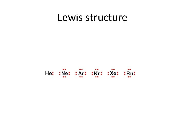 Lewis structure 