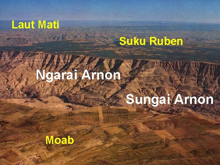 Laut Mati Suku Ruben Ngarai Arnon Sungai Arnon Moab 21 