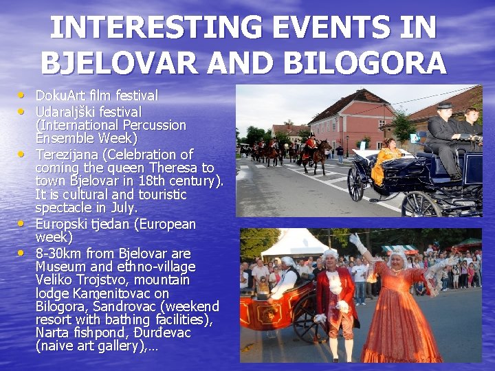 INTERESTING EVENTS IN BJELOVAR AND BILOGORA • Doku. Art film festival • Udaraljški festival