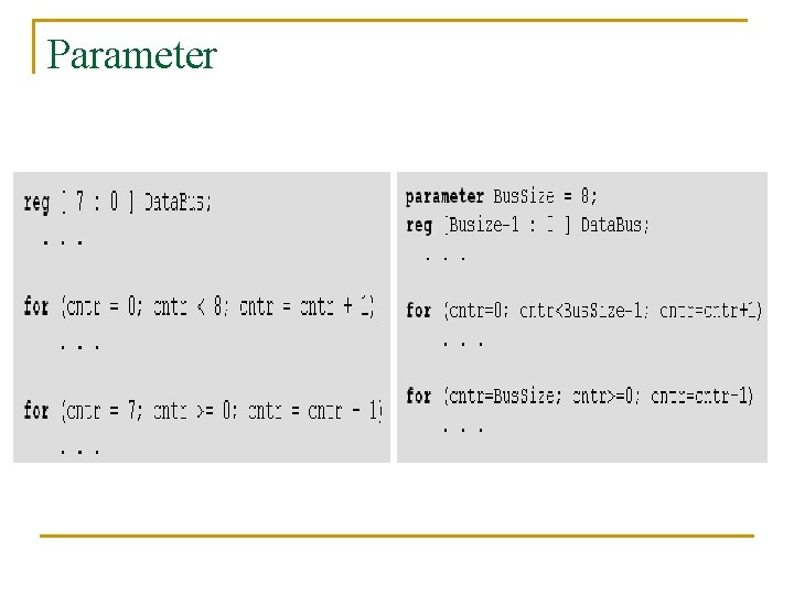 Parameter 