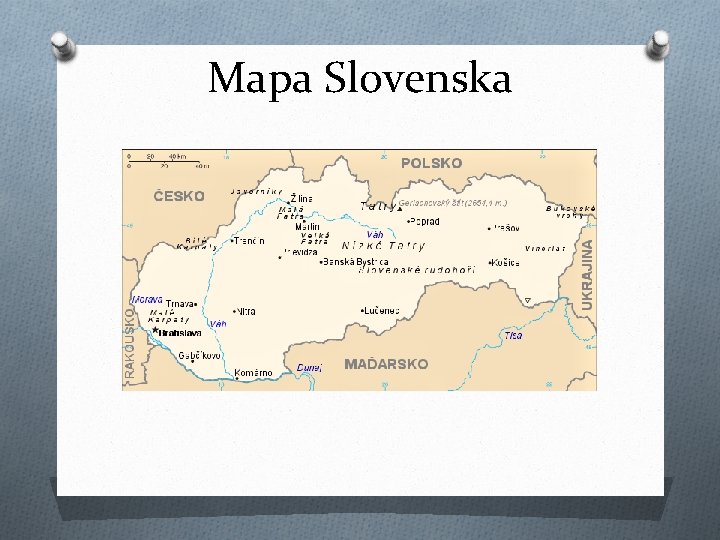 Mapa Slovenska 