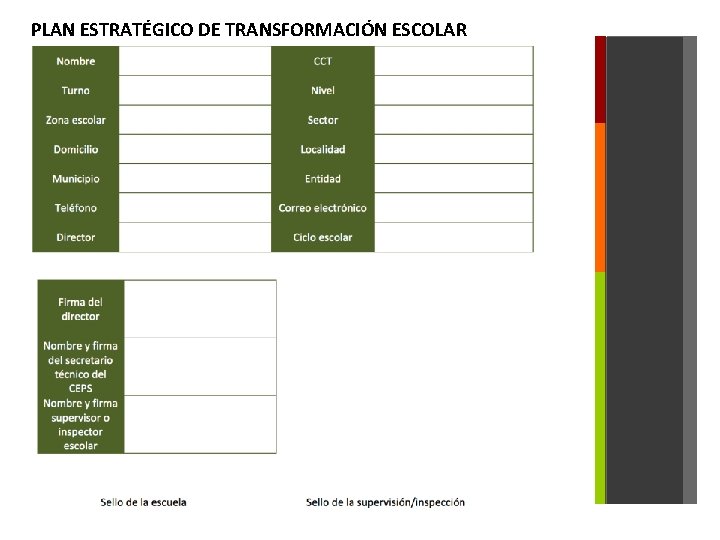 PLAN ESTRATÉGICO DE TRANSFORMACIÓN ESCOLAR 