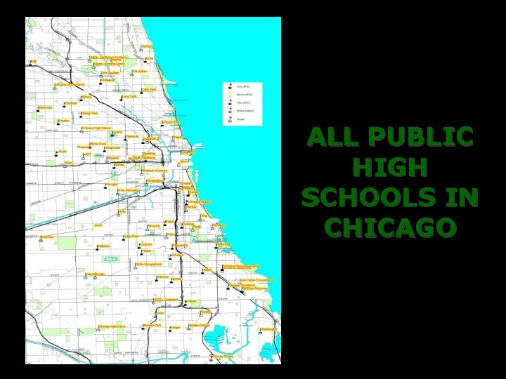 ALL PUBLIC HIGH SCHOOLS IN CHICAGO 