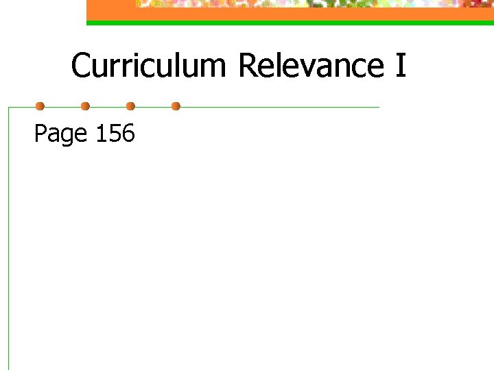 Curriculum Relevance I Page 156 