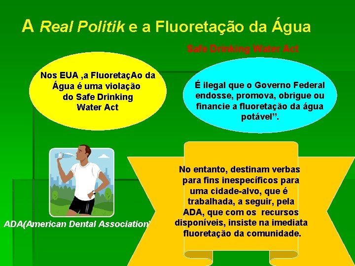 A Real Politik e a Fluoretação da Água Safe Drinking Water Act Nos EUA