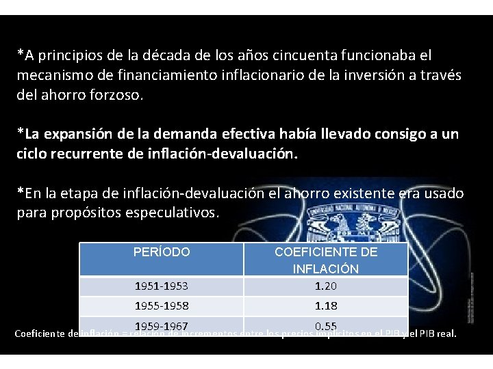 *A principios de la década de los años cincuenta funcionaba el mecanismo de financiamiento