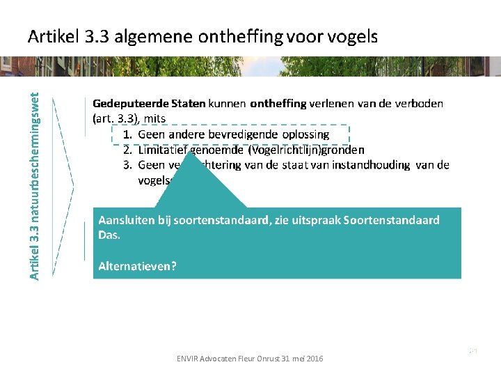 ENVIR Advocaten Fleur Onrust 31 mei 2016 