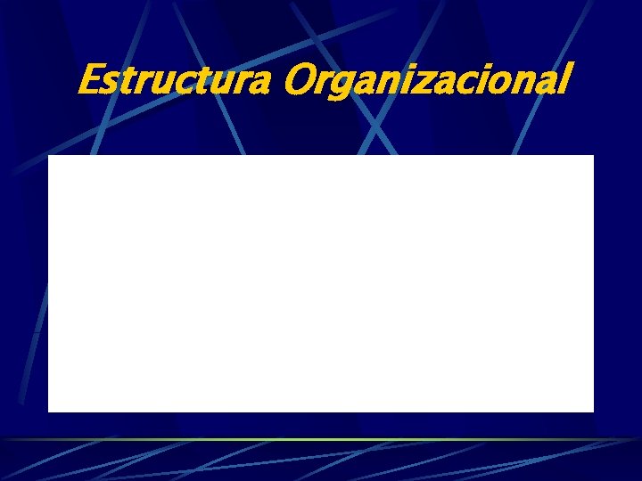 Estructura Organizacional 