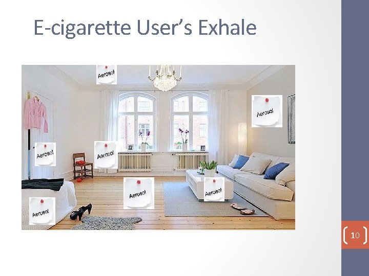 E-cigarette User’s Exhale 10 