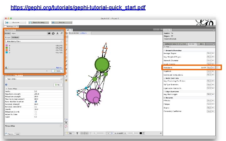 https: //gephi. org/tutorials/gephi-tutorial-quick_start. pdf 