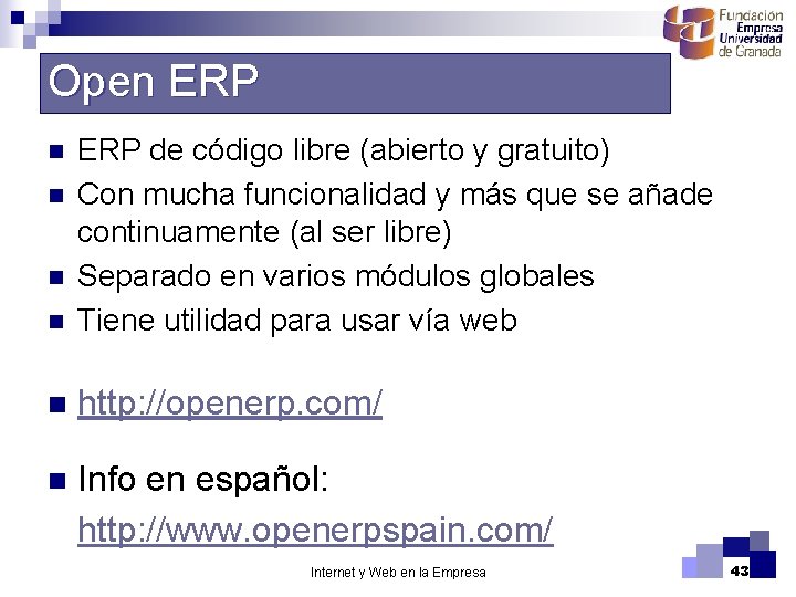 Open ERP de código libre (abierto y gratuito) Con mucha funcionalidad y más que