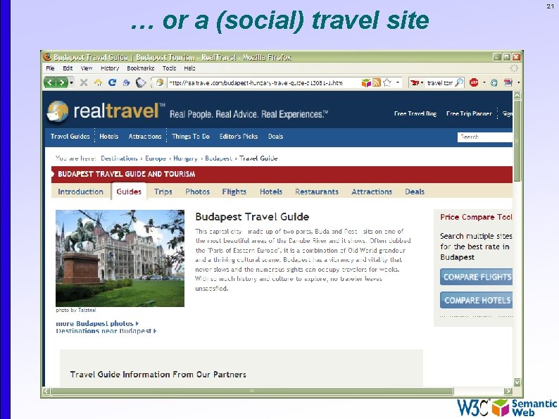 … or a (social) travel site 21 