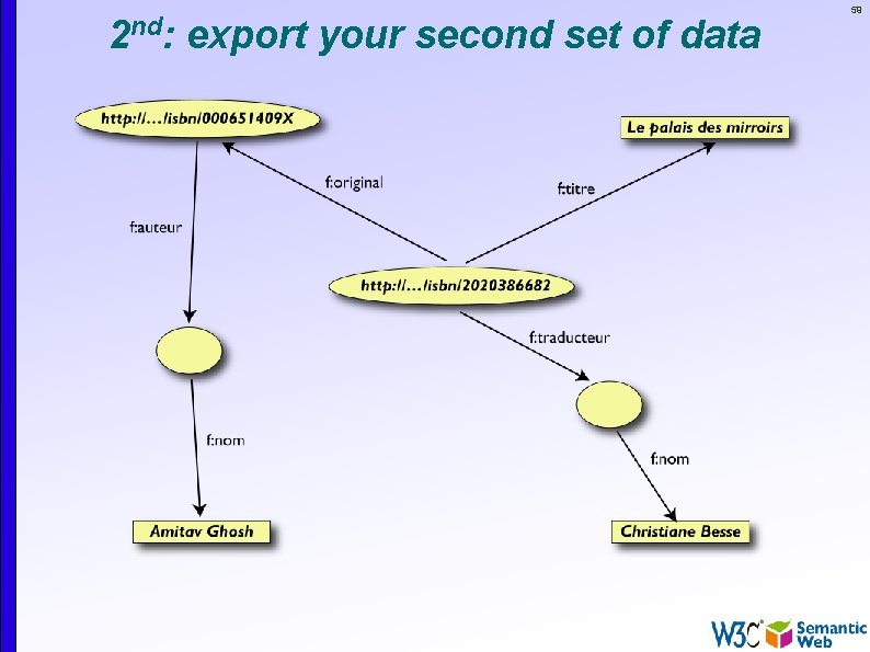 2 nd: export your second set of data 59 