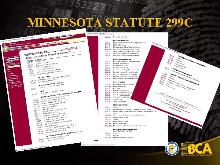 MINNESOTA STATUTE 299 C 