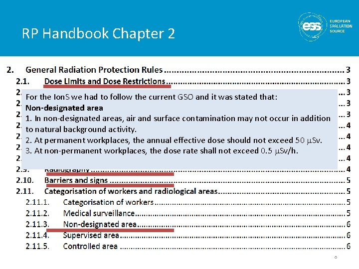 RP Handbook Chapter 2 For the Ion. S we had to follow the current