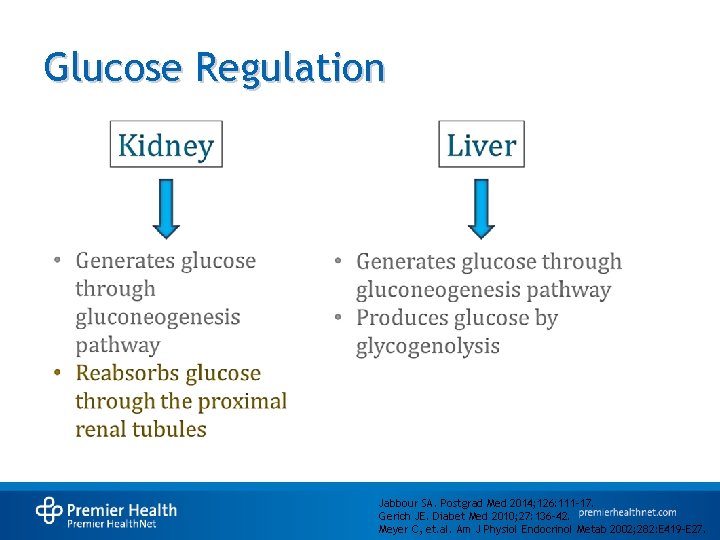 Glucose Regulation Jabbour SA. Postgrad Med 2014; 126: 111 -17. Gerich JE. Diabet Med