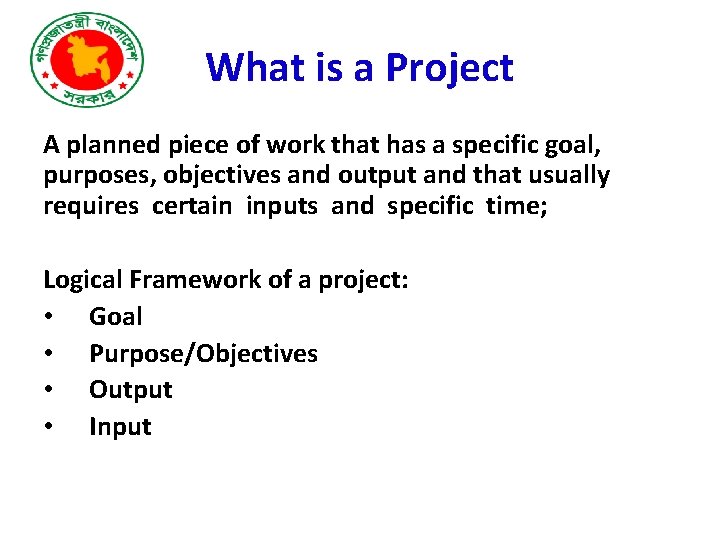 What is a Project A planned piece of work that has a specific goal,