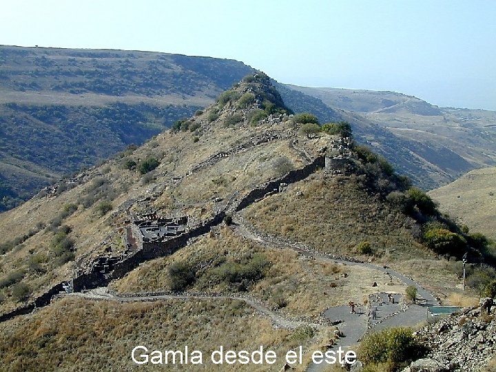 Gamla desde el este 