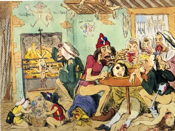 Contemporary British Cartoon from French Revolution � Warning! Graphic image ahead! 