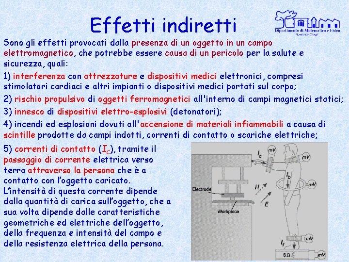 Effetti indiretti Sono gli effetti provocati dalla presenza di un oggetto in un campo