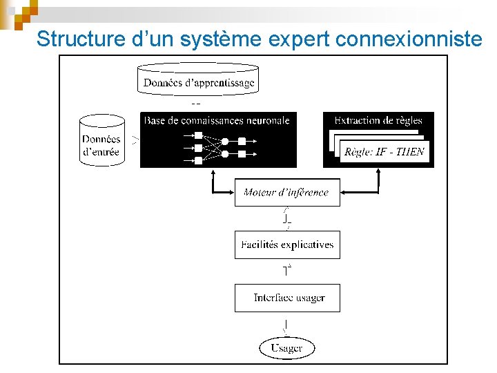 Structure d’un système expert connexionniste 
