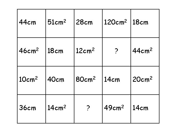 44 cm 51 cm 2 28 cm 46 cm 2 18 cm 12 cm