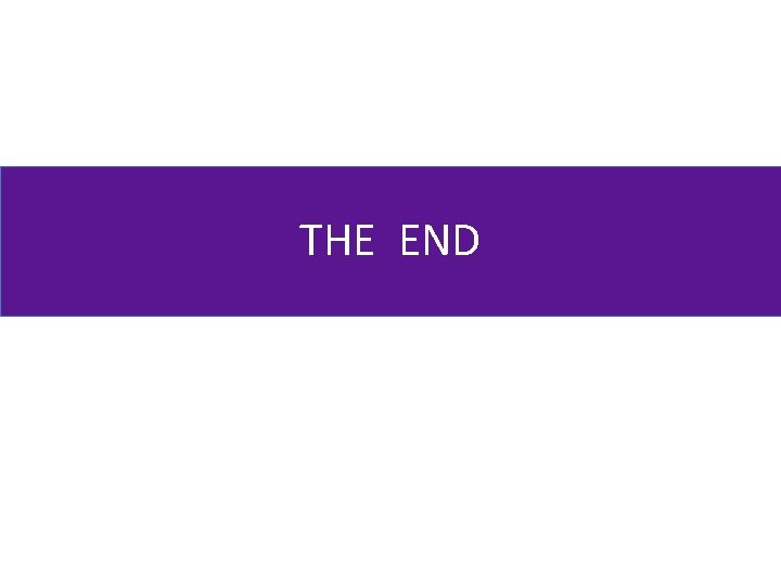 THE END 