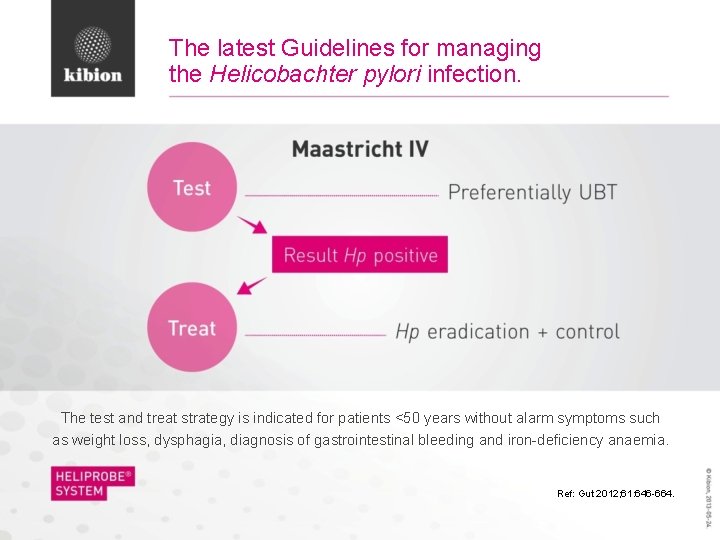 The latest Guidelines for managing the Helicobachter pylori infection. The test and treat strategy