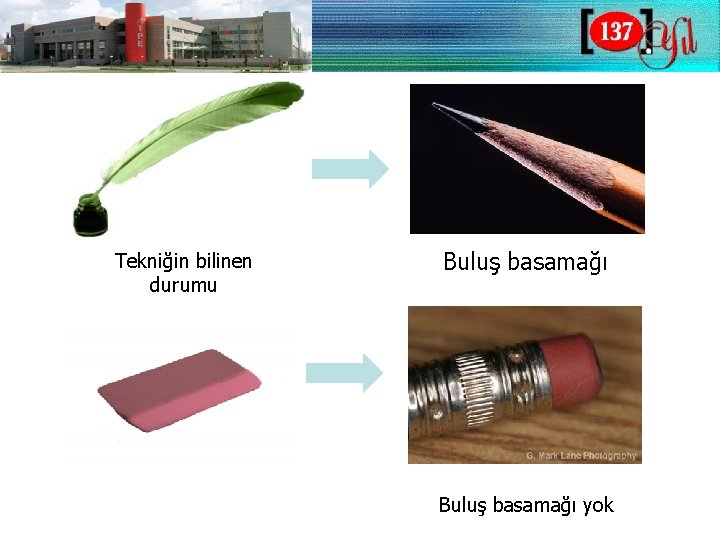 Tekniğin bilinen durumu Buluş basamağı yok 