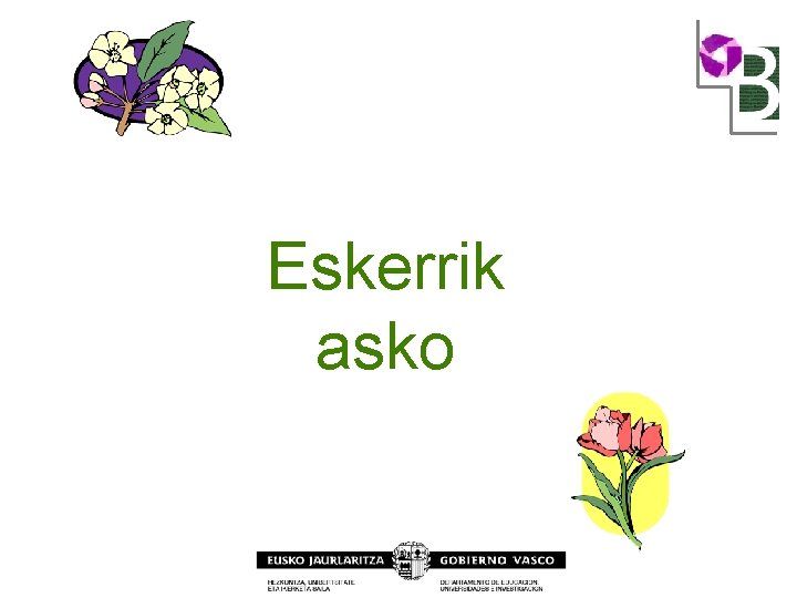 Eskerrik asko 