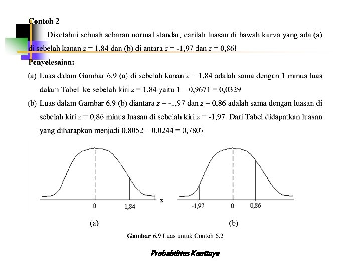 Probabilitas Kontinyu 