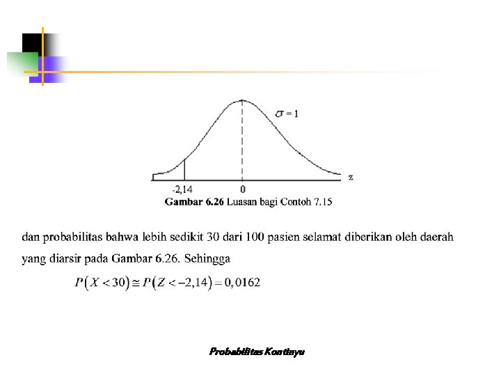 Probabilitas Kontinyu 