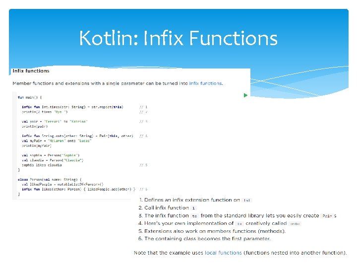 Kotlin: Infix Functions 