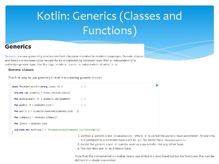 Kotlin: Generics (Classes and Functions) 
