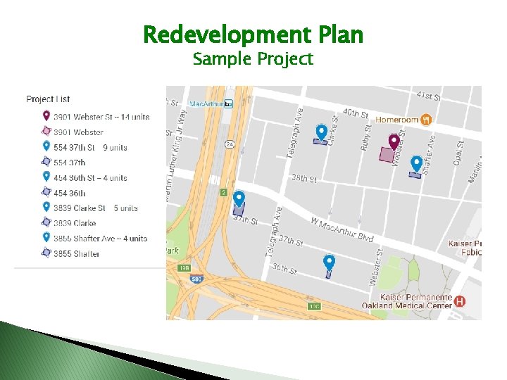 Redevelopment Plan Sample Project 