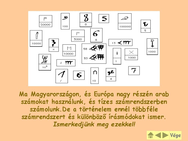 Ma Magyarországon, és Európa nagy részén arab számokat használunk, és tízes számrendszerben számolunk. De