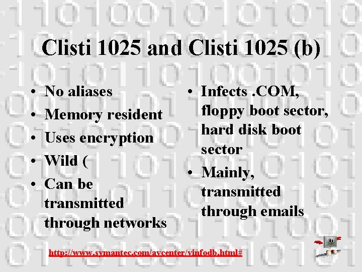 Clisti 1025 and Clisti 1025 (b) • • • No aliases Memory resident Uses