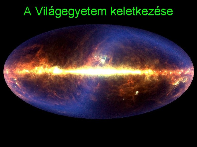 A Világegyetem keletkezése A Világegyetem keletkezése