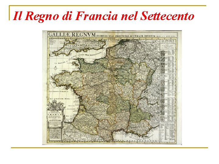 Il Regno di Francia nel Settecento 