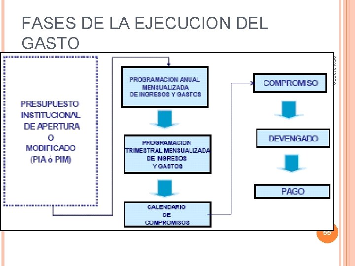 FASES DE LA EJECUCION DEL GASTO 05/12/2020 55 