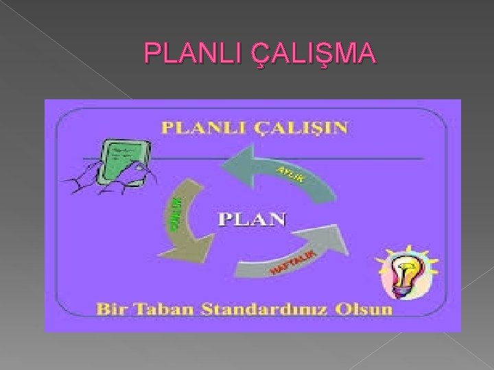 PLANLI ÇALIŞMA 