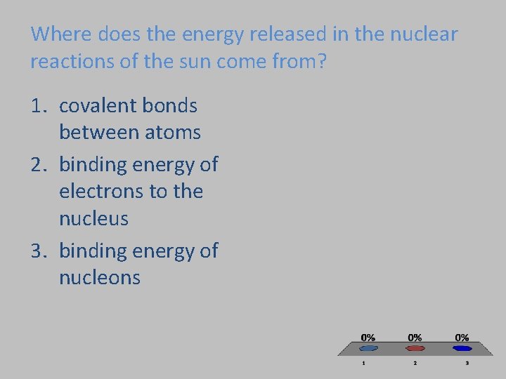 Where does the energy released in the nuclear reactions of the sun come from? Where does the energy released in the nuclear reactions of the sun come from?
